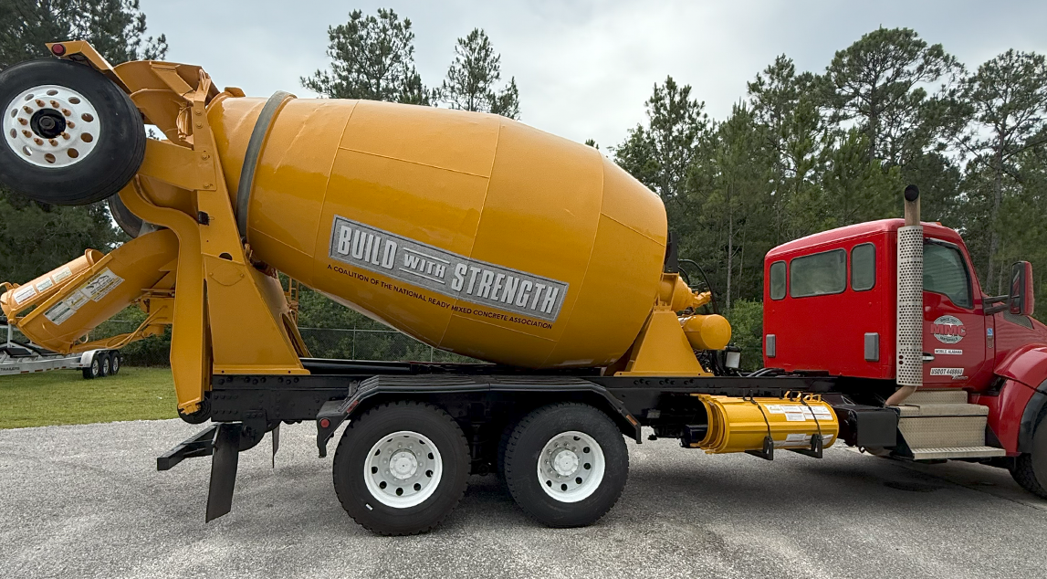 InduroPro Protects a Concrete Truck from Paint Fading & Corrosion