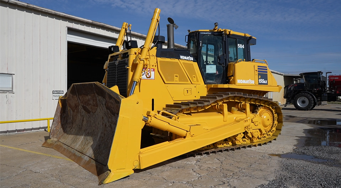 InduroPro Coating on Komatsu D155AX Dozer — Broussard, LA