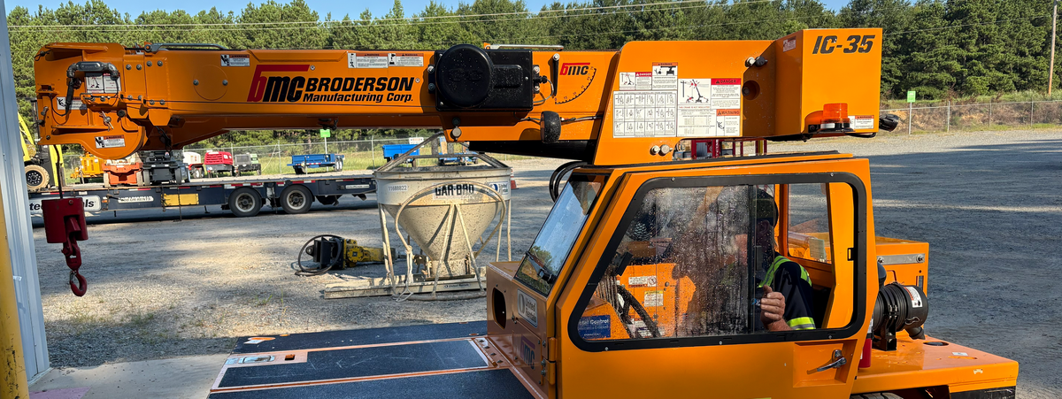 United Rentals Broderson IC-35 — InduroPro Protection Before First Rental | El Dorado, AR